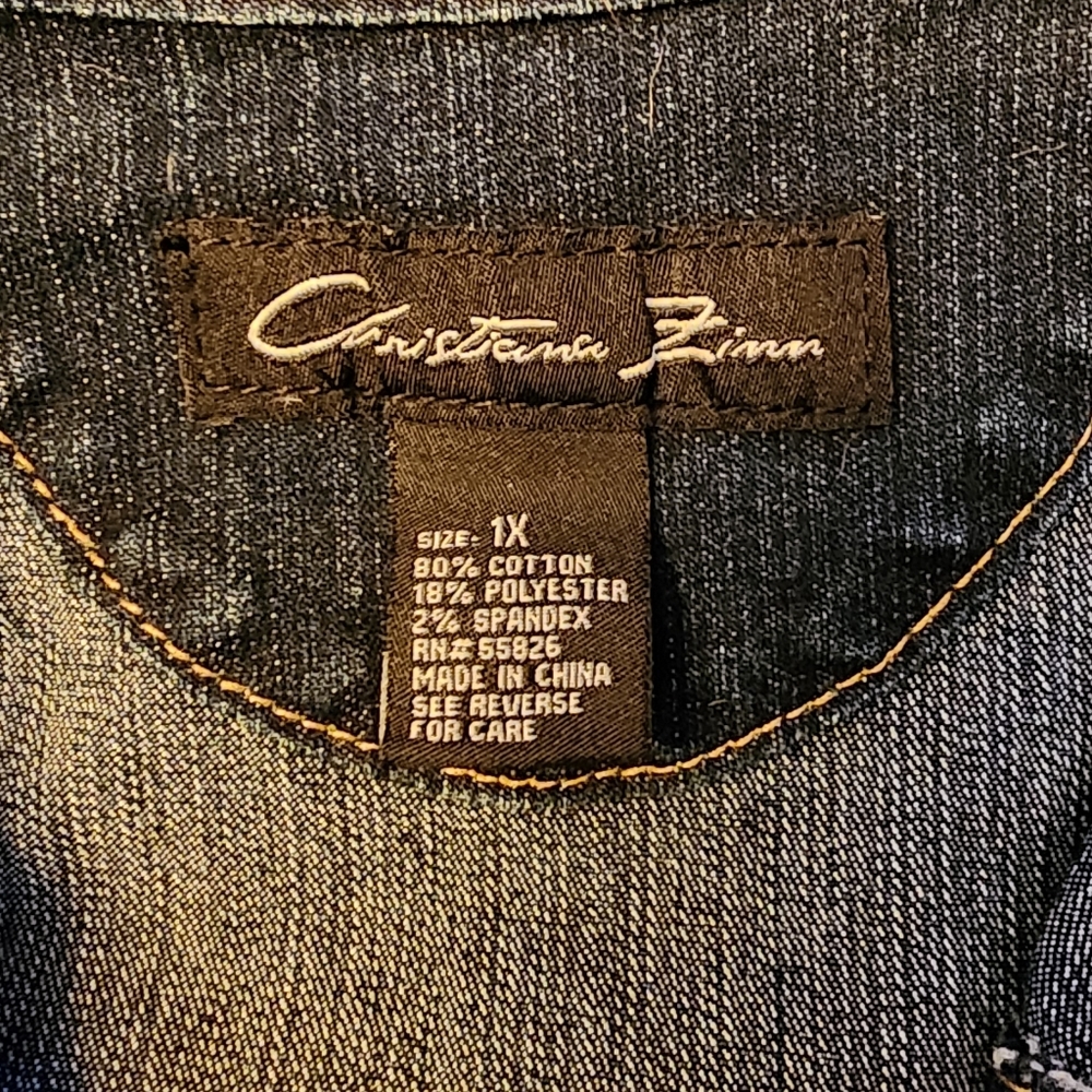 Christiana Zinn  Jean jacket xl